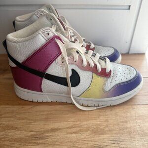 Nike Dunk High Multicolor – Women’s Size 7